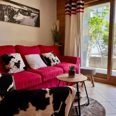 Superbe appartement au centre de Samoëns avec terrasse - FR-1-624-46
