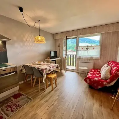 Studio cosy au centre de Samoëns avec animaux acceptés et parking - FR-1-624-70