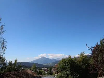 a view of mountains and clouds in the sky at Appartement ski aux pieds, 3 pièces, 6 pers, terrasse sud, près des Carroz - FR-1-572-248 in Les Carroz d'Araches