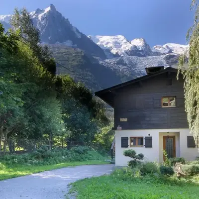Violette de Cham - Jardin privé - Vue Mont Blanc