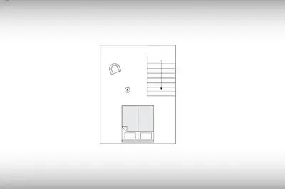 a floor plan of a house with white walls at Chalet Les Vosnes - OVO Network in Domancy