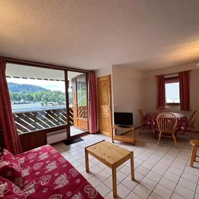 Appartement confortable 6 pers au pied des pistes à Morillon - FR-1-642-37