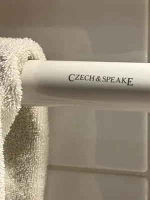 a sign that says cecil and preserve on a towel at Arthaus Megève in Demi-Quartier