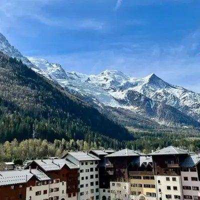 Apartment Of 55 M With Balcony View Mont Blanc