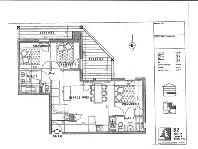 a bedroom with a large white bed with two pillows at T4 à Morillon 1100 avec Wifi et Animaux acceptés - FR-1-815-79 in Morillon