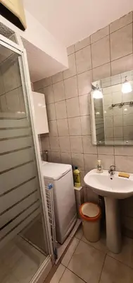 a small bathroom with a toilet and a sink at Résidence Ecrin Des Glaciers Daim - Ecrin des Glaciers D41 MAE-6334 in Combloux