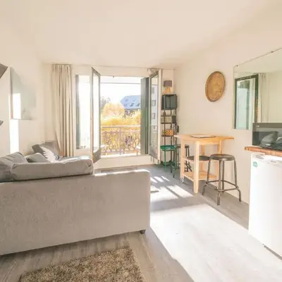 Chamonix Sud studio with Mont Blanc views
