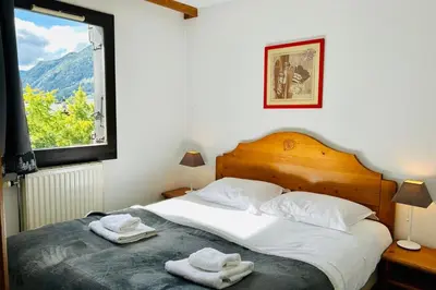 an image of a resort in the mountains at Nice Apt With Balcon In The Downtown ! in Chamonix-Mont-Blanc