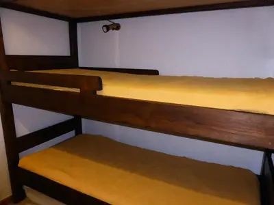 a couple of bunk beds in a room at Résidence Princesse En Etraz Narcisse - Princesse en Etraz N41 MAE-2294 in Combloux