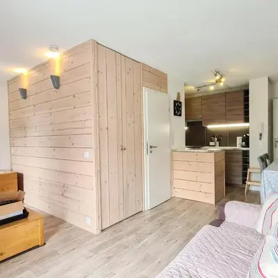Studio neuf pour 4 pers. au centre de Flaine avec balcon - FR-1-425-170