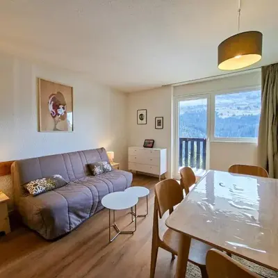 Studio rénové 4 pers · Centre Flaine · Balcon Sud - FR-1-425-176