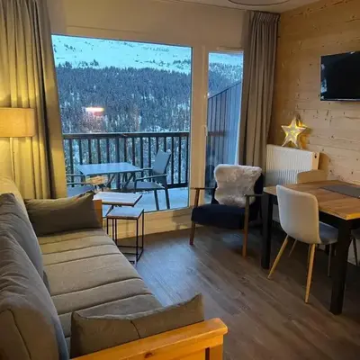Appartement lumineux au centre de Flaine avec balcon - FR-1-425-184