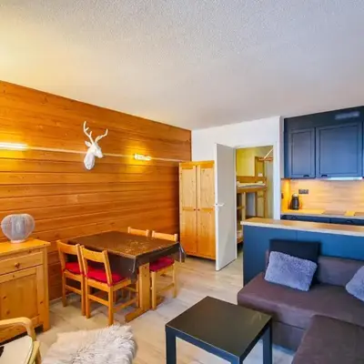Studio lumineux avec balcon - Flaine - FR-1-425-160