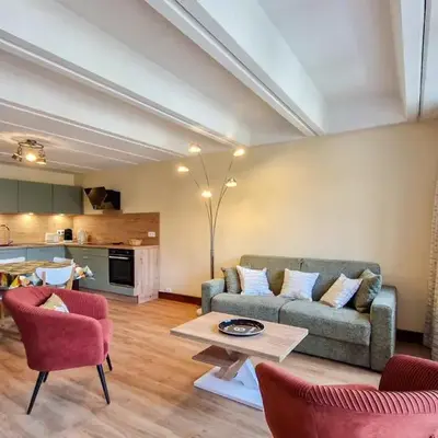 Appartement rénové 2 pièces pour 6