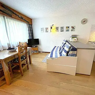 Studio au pied des pistes à Chamonix avec parking privé