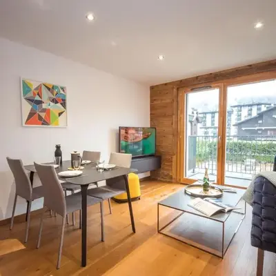 Appartement moderne avec balcon et parking à Chamonix - FR-1-343-220