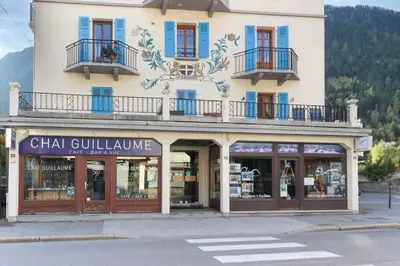 a building on the side of a street at Vallot - Chamonix Centre in Chamonix-Mont-Blanc