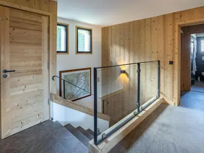 a bathroom with a toilet and a sink and a tub at Holiday Home L'Adret by Interhome in Saint-Gervais-les-Bains