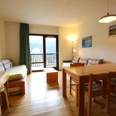 Studio pour 5 personnes avec balcon