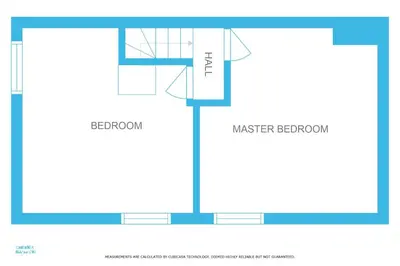 a plan of the proposed redevelopment of the master bedroom at Chalet des Favrands in Chamonix-Mont-Blanc