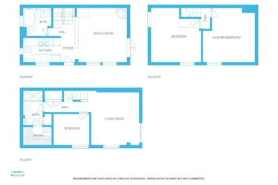 a floor plan of two different houses at Chalet des Favrands in Chamonix-Mont-Blanc