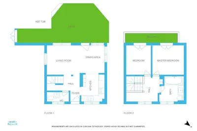 a floor plan of a house with at Chalet le Tremplin in Chamonix-Mont-Blanc