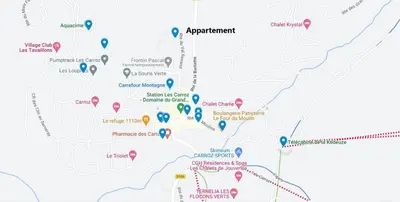 a map of apalachicola state park at Le Mazots, Balcon, Parking, Proche Pistes in Arâches-la-Frasse