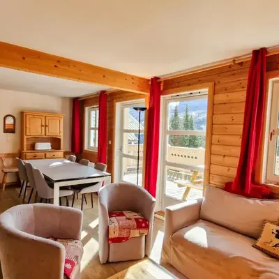 Chalet confortable à Flaine avec poêle et WIFI - FR-1-425-198