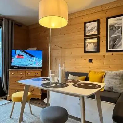 Le 41 du Lyret - Appartement type studio pour deux avec vue sur les Aiguilles dans Chamonix Centre