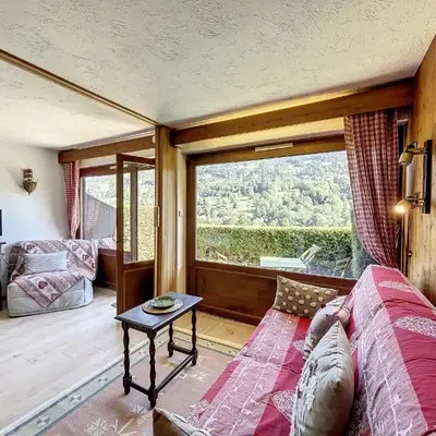 Studio Cabine pour 4 Pers à Deux Pas du Domaine Evasion Megève - FR-1-560-104